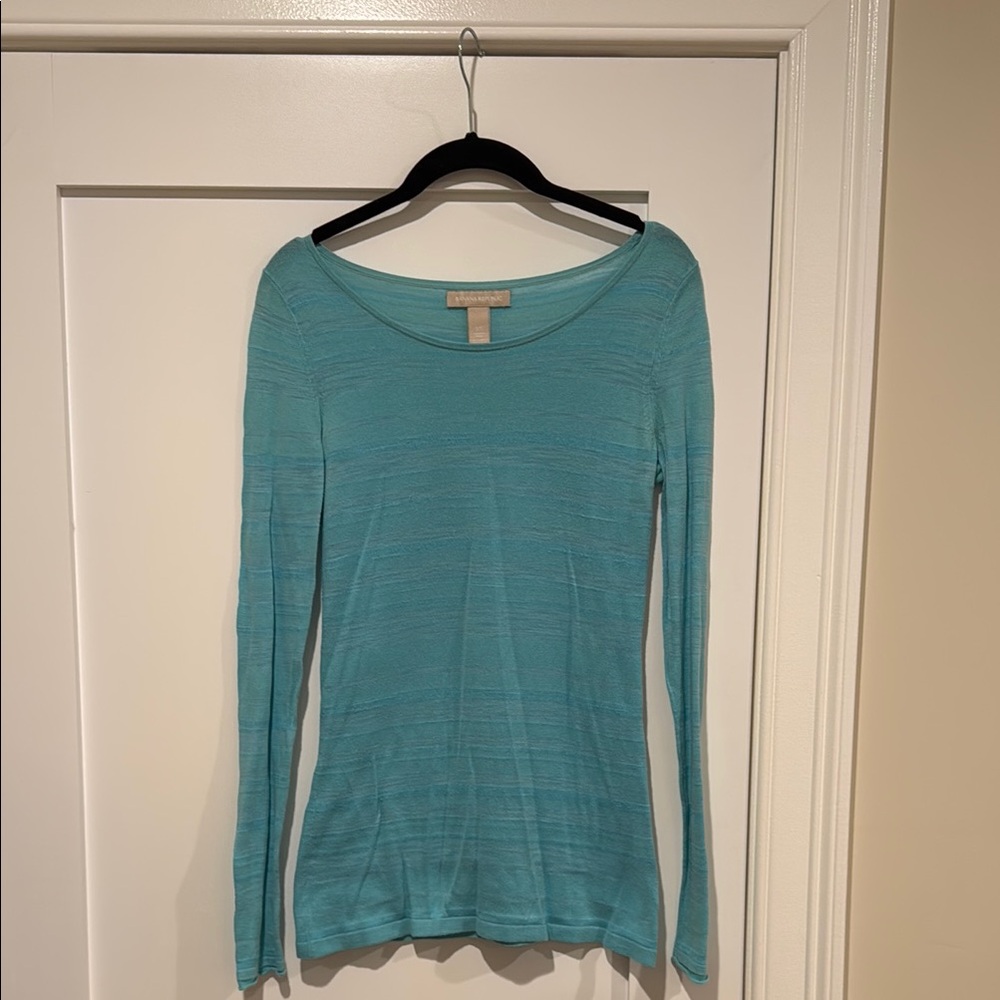 Women's Teal Long Sleeve Top